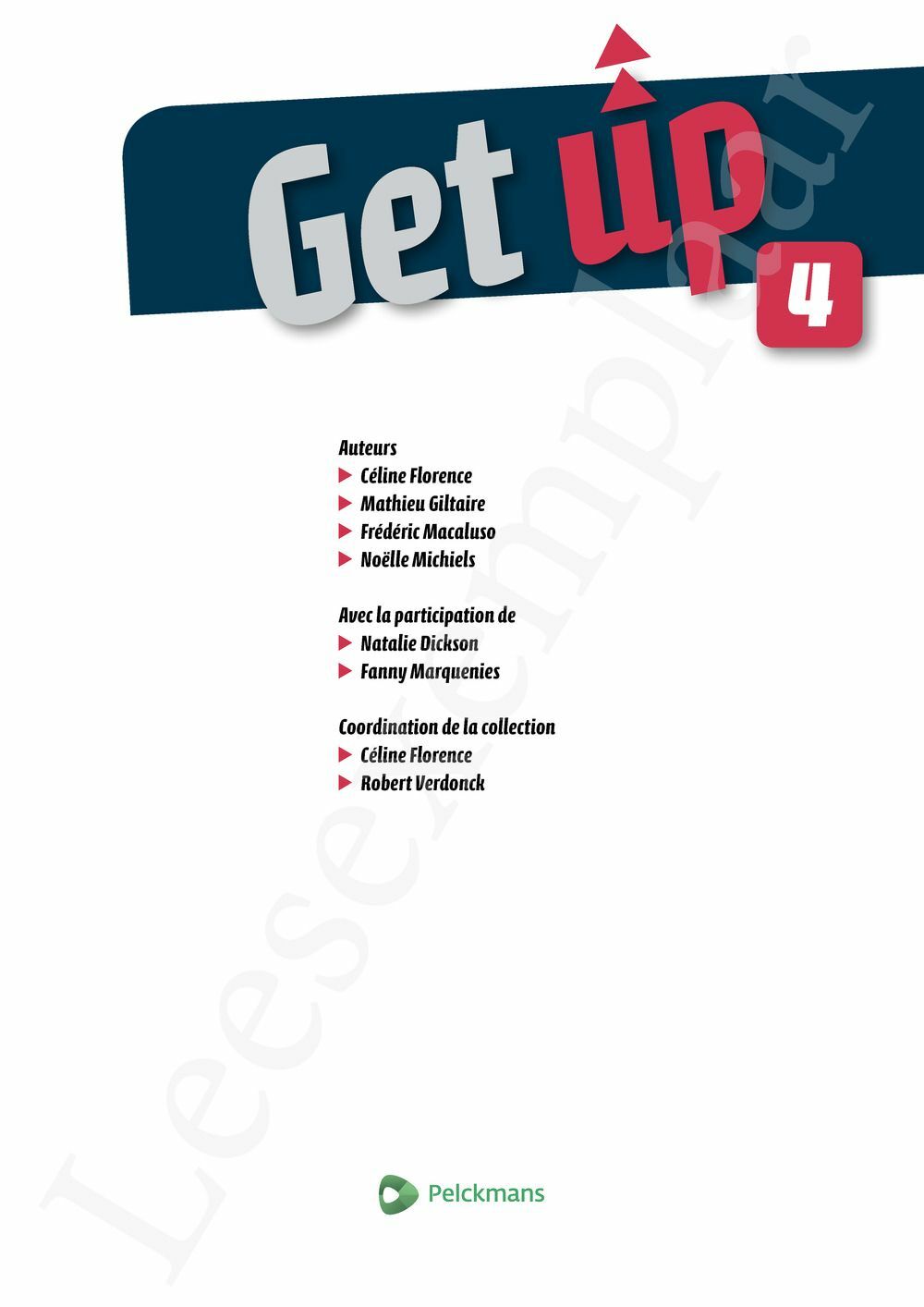 Preview: Get up 4 Livre de l'élève (MAG, livret ressources et Pelckmans Portail inclus)
