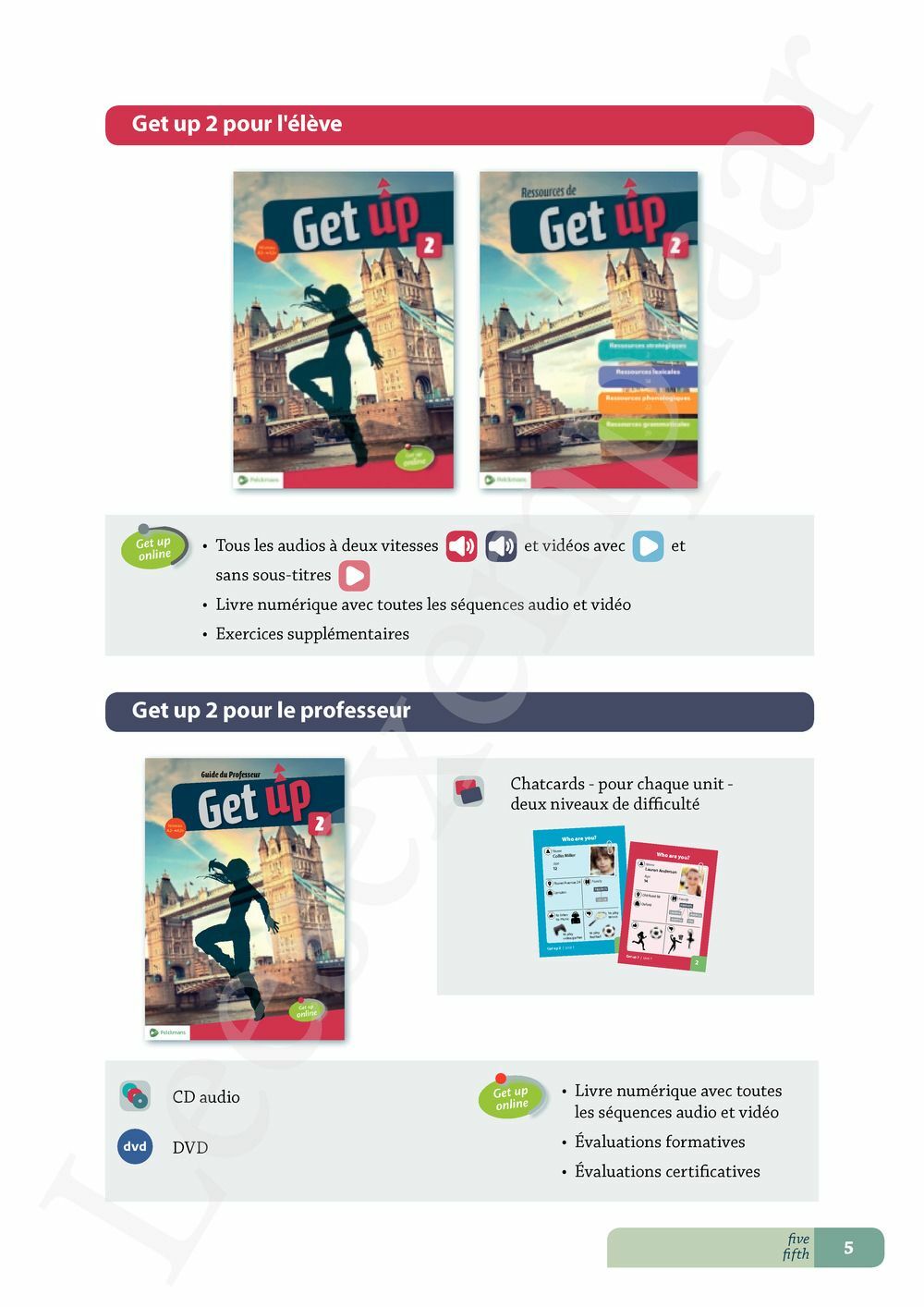 Preview: Get up 2 Livre de l'élève (Pelckmans Portail inclus)