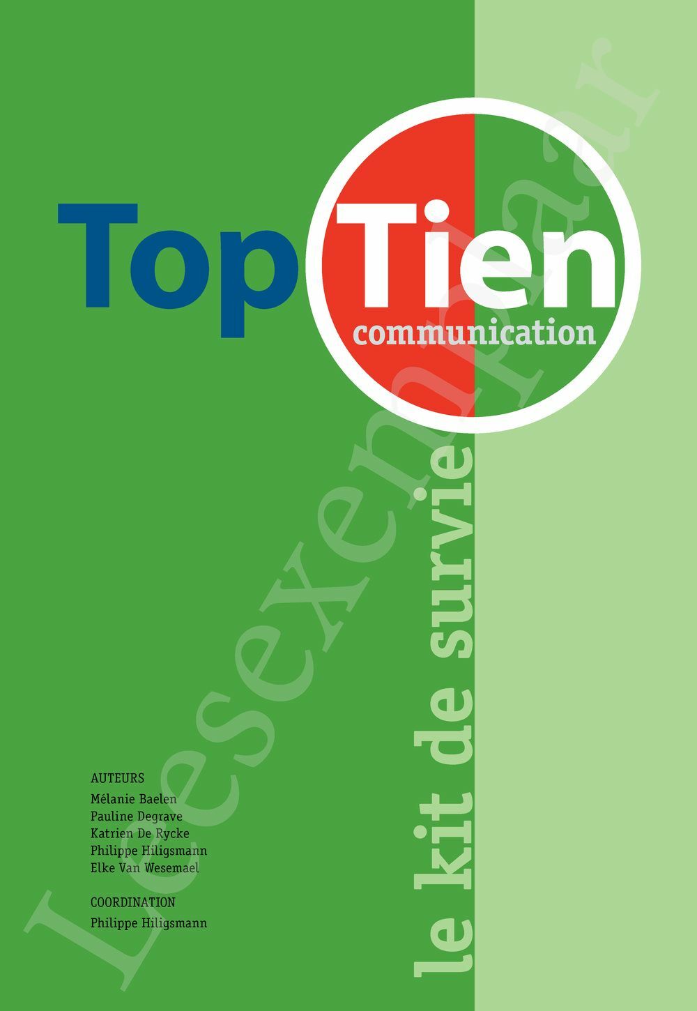 Preview: Top Tien communication (Pelckmans Portail inclus)