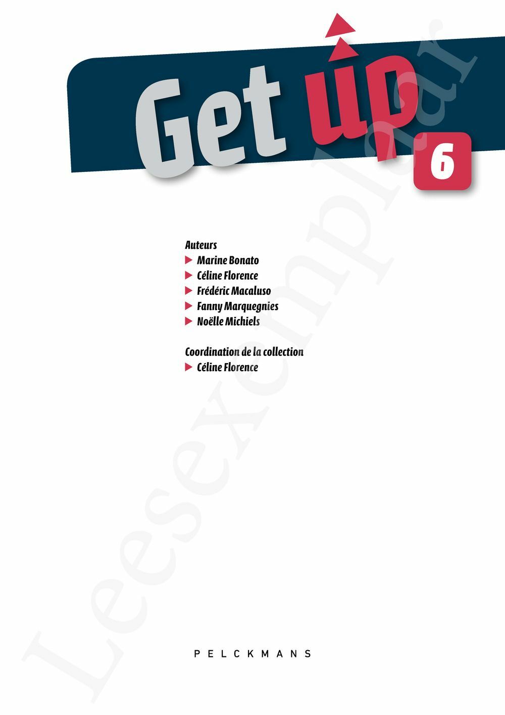Preview: Get up 6 Livre de l'élève (MAG et Pelckmans Portail inclus)