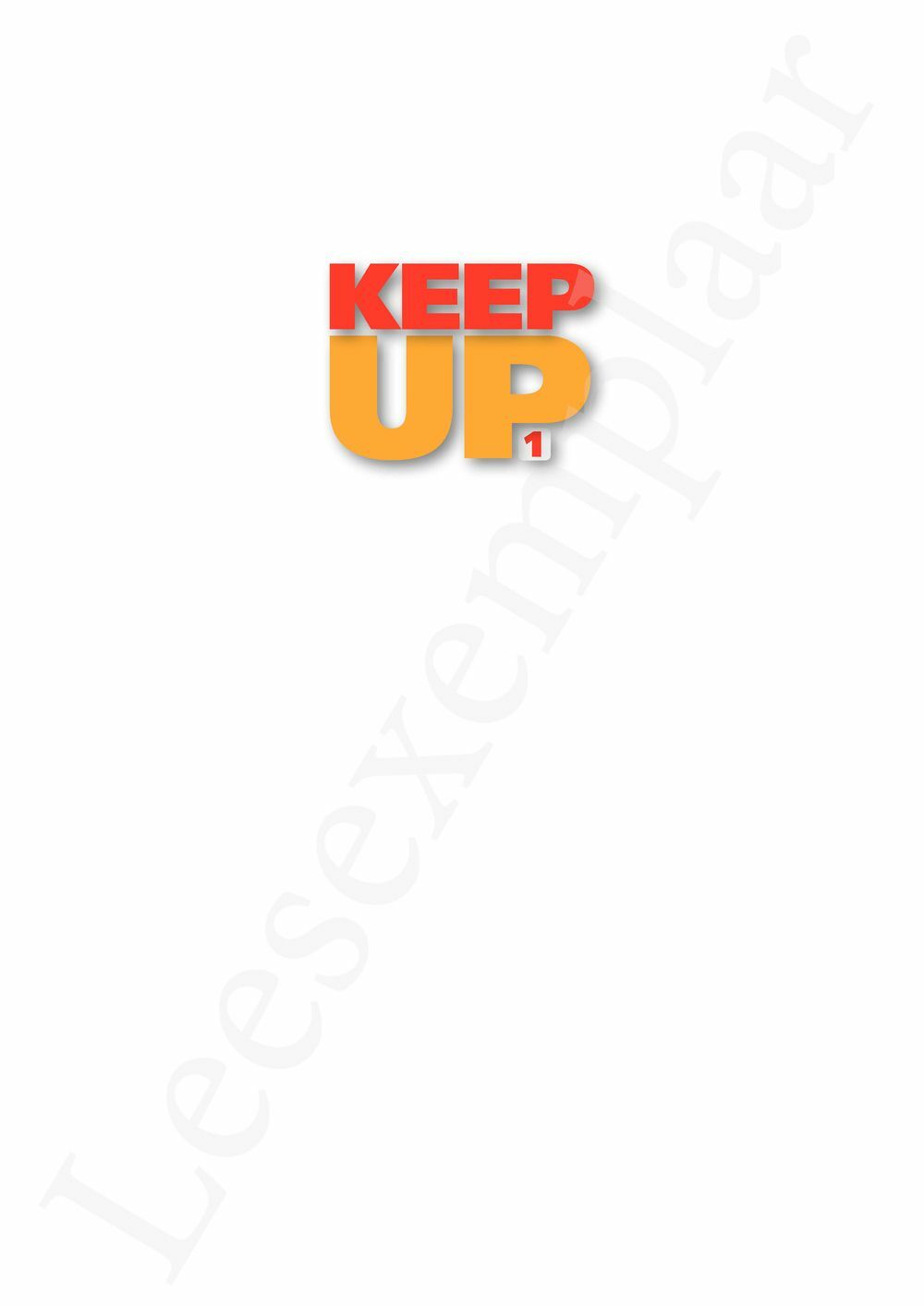 Preview: Keep up 1 Livre de l'élève (Pelckmans Portail inclus)