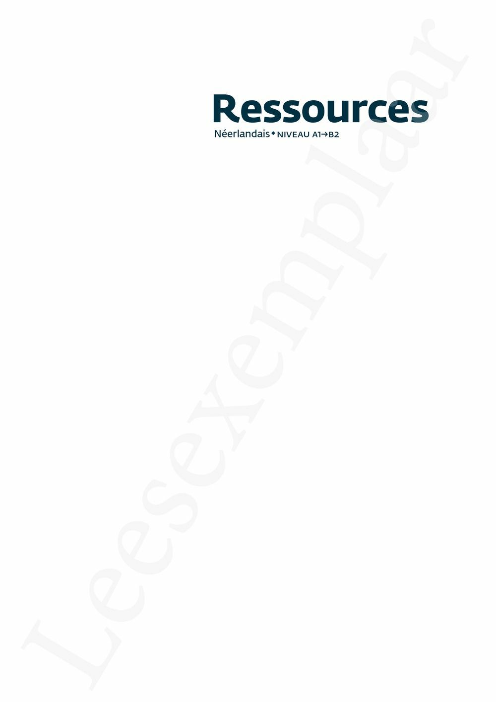 Preview: Ressources Néerlandais (Pelckmans Portail inclus)