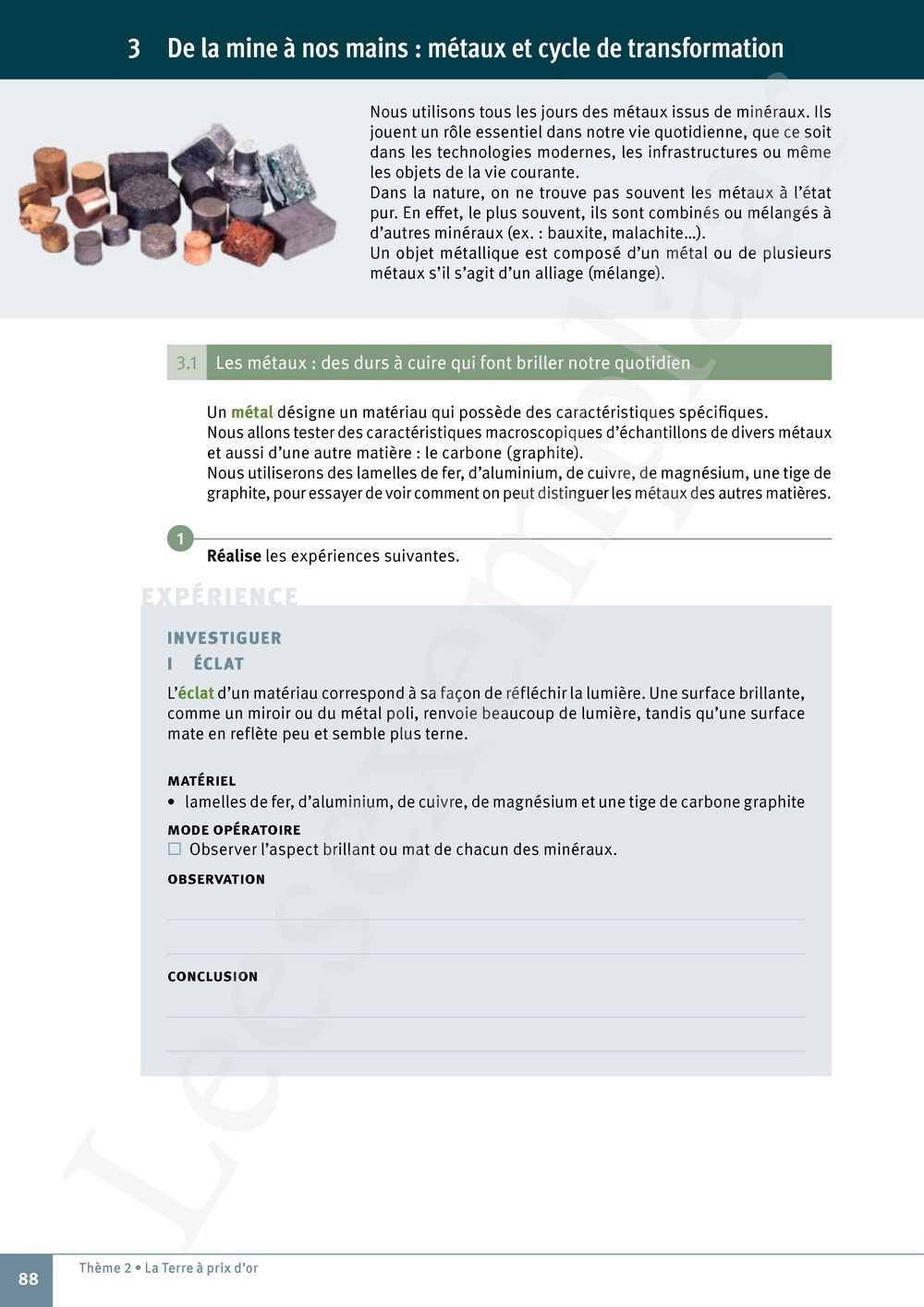 Preview: Explo Sciences 1 Livre de l'élève (Pelckmans Portail inclus)