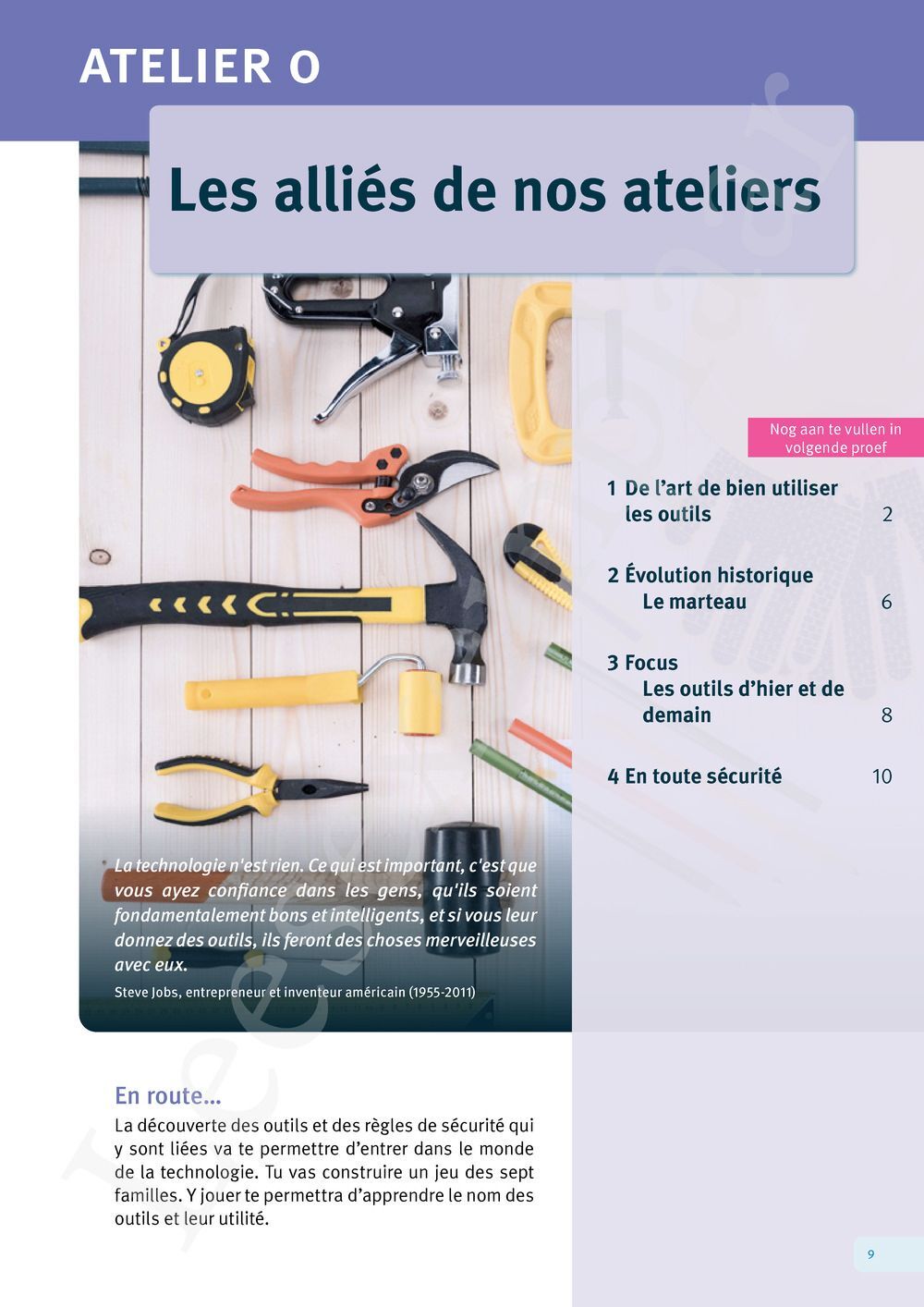 Preview: Technolab 1 FMTTN Livre de l'élève (Pelckmans Portail inclus)