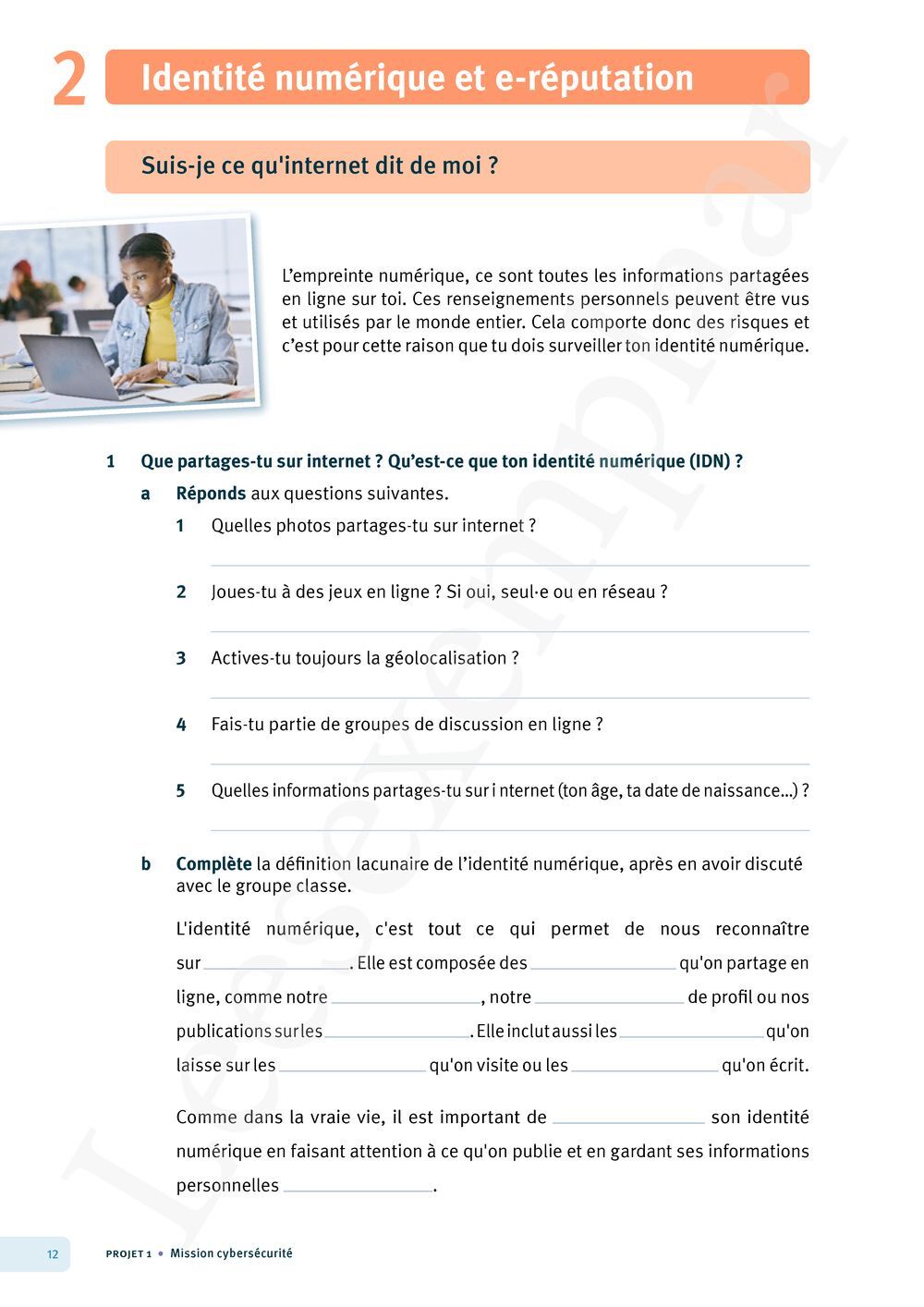 Preview: Digilab 1 FMTTN Livre de l'élève (Pelckmans Portail inclus)