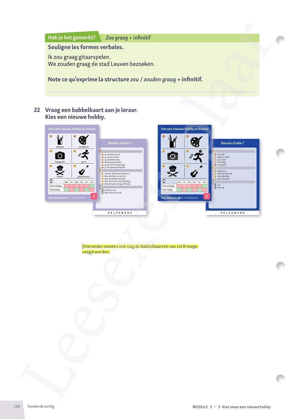 Preview: Top! Nederlands 1 Livre de l'élève (Pelckmans Portail inclus)