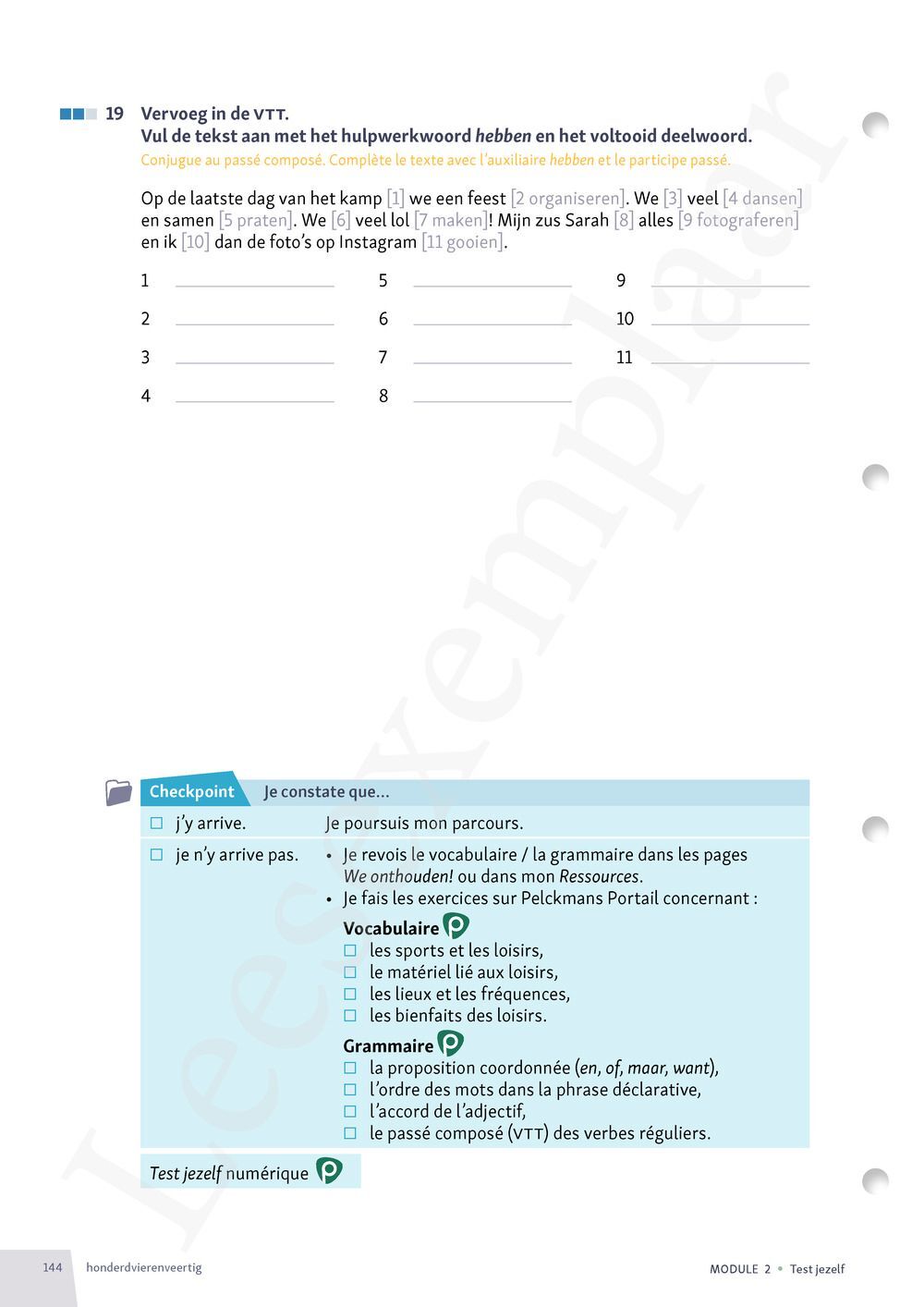 Preview: Top! Nederlands 1 Livre de l'élève (Pelckmans Portail inclus)