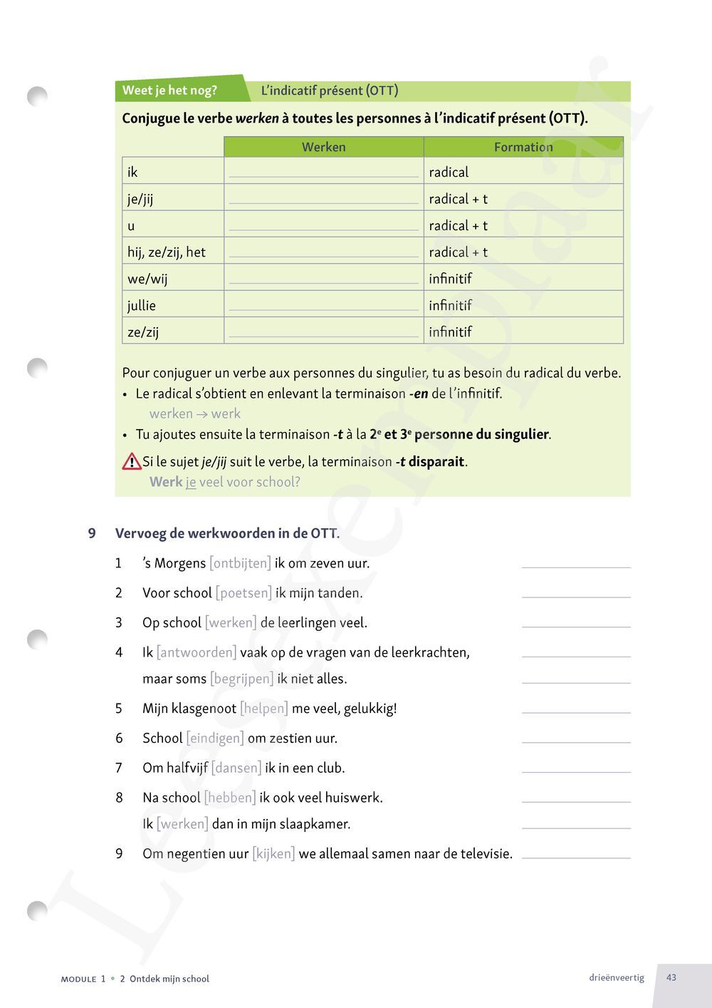 Preview: Top! Nederlands 1 Livre de l'élève (Pelckmans Portail inclus)