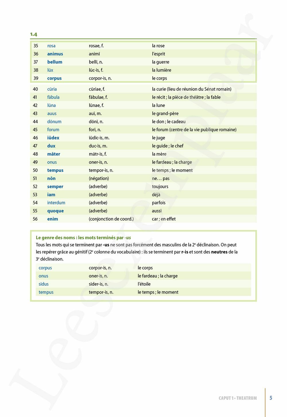 Preview: Phoenix 1 Livret de vocabulaire