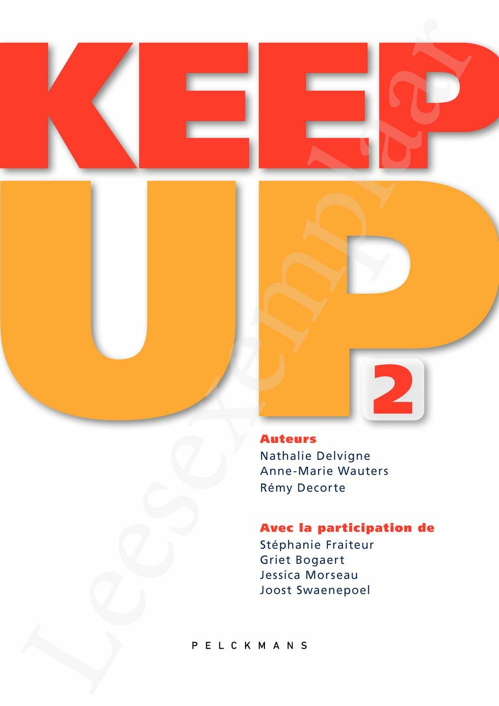 Preview: Keep up 2 Livre de l'élève (Pelckmans Portail inclus)