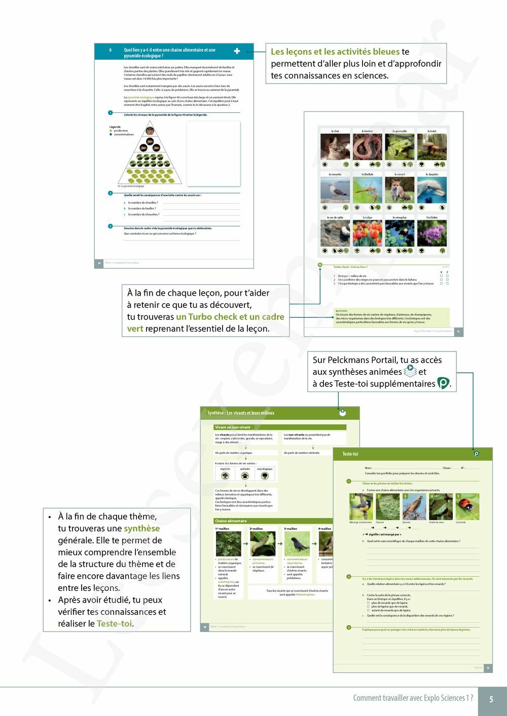 Preview: Explo Sciences 1 Livre de l'élève (Pelckmans Portail inclus)